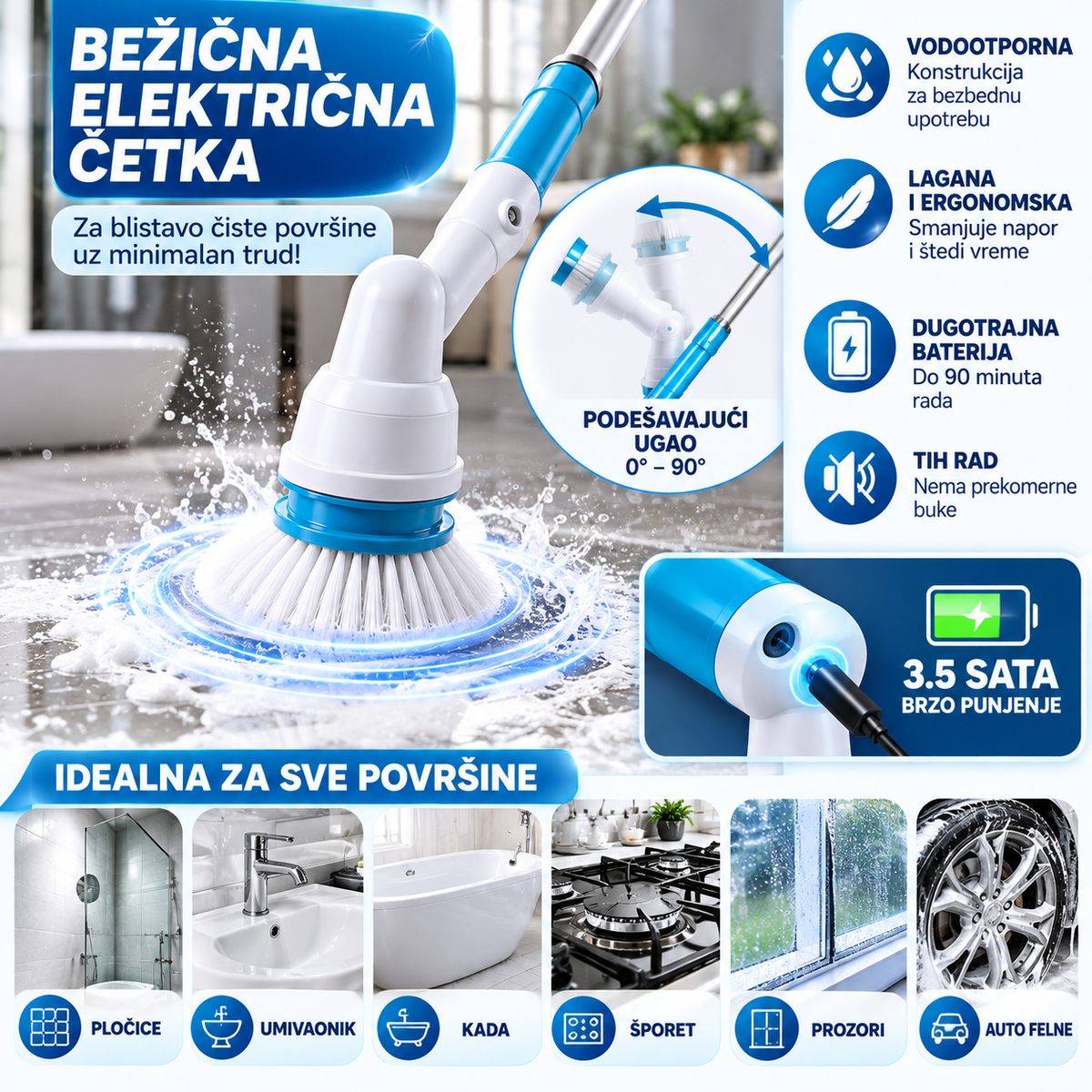 Električna spin četka za čišćenje – slika 2