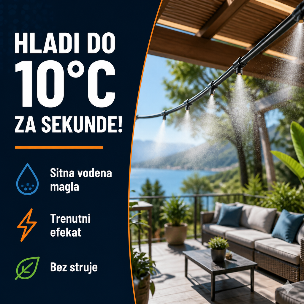 Hladi do 10C za sekunde